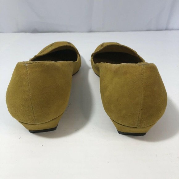 EUC Imagine By Vince Camuto Mustard Floral Loafer Size 7B - Picture 7 of 8